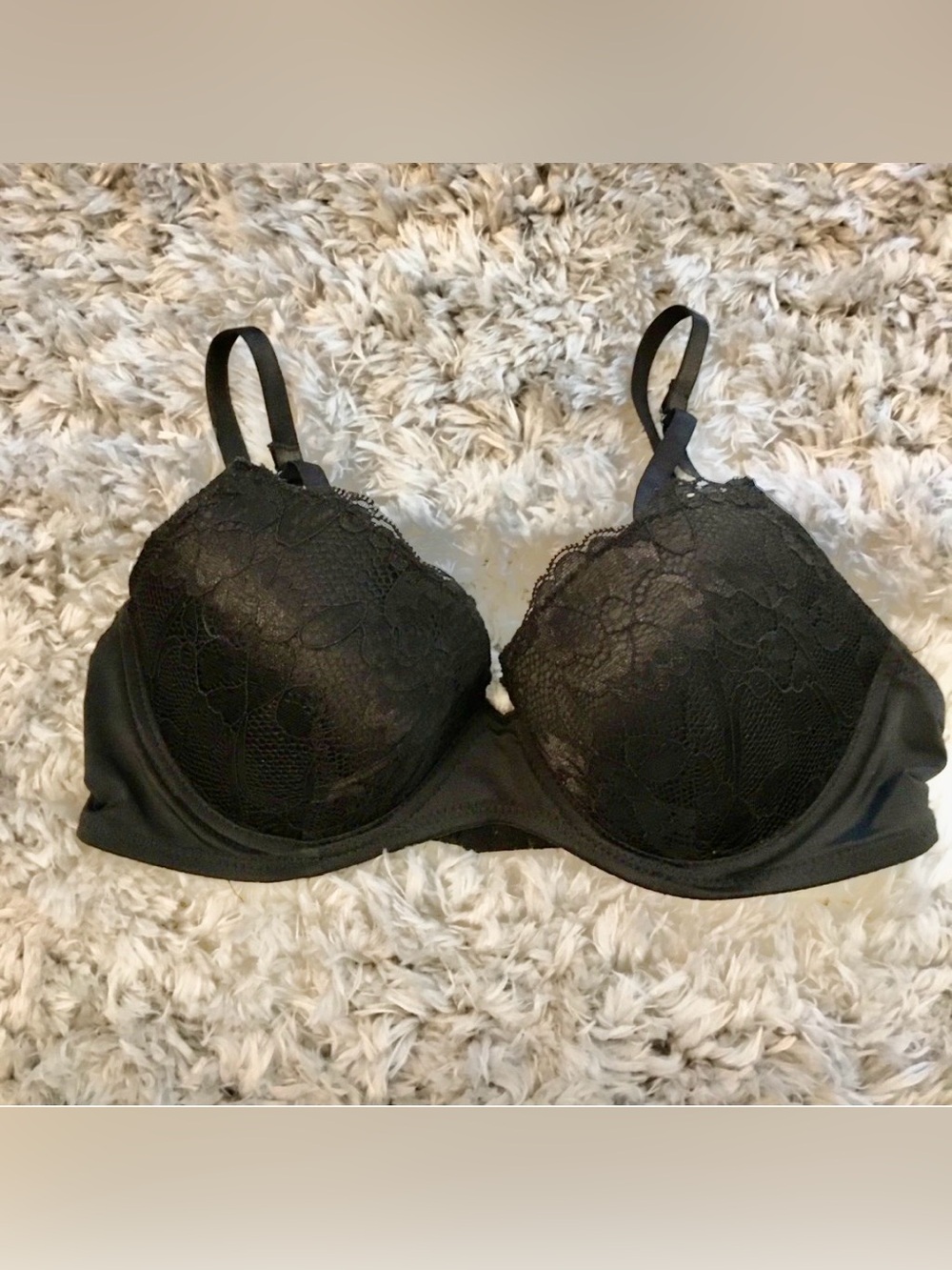 C&C California Black Lace Underwire Bra